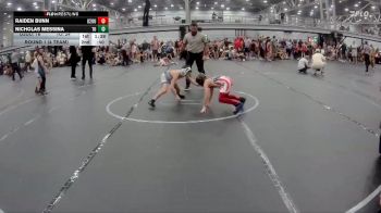 64 lbs Round 6 (8 Team) - Nicholas Messina, The Outsiders vs Raiden Bunn, U2 Upstate Uprising