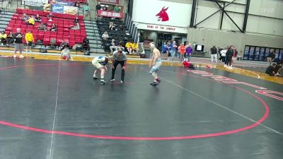 125 lbs 1st Place Match - Kaiden Powell, Central Missouri vs Mason Gillispie, NEO