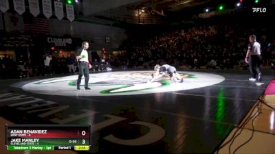 133 lbs Jake Manley, Cleveland State vs Adan Benavidez, Kent State