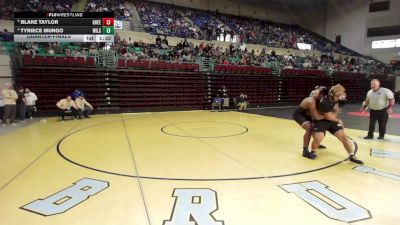 215 lbs Quarterfinal - Blake Taylor, Greer vs Tyriece Mungo, Wilson