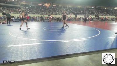 118 lbs Round Of 64 - Abby Tabor, Sand Springs Jr High vs Aniya Bauer, Tulsa Union Girls