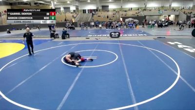 125 lbs Cons. Round 1 - Gabriel Denton, Blackman Wrestling vs Gideon Comstock, Williamson County Wrestling Cl
