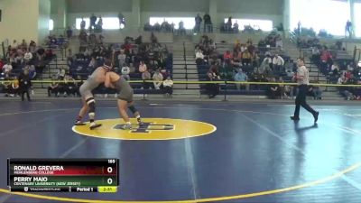 165 lbs Prelim - Perry Maio, Centenary University (New Jersey) vs Ronald Grevera, Muhlenberg College