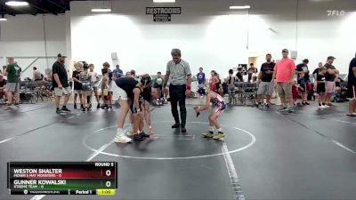 48 lbs Round 5 (6 Team) - Weston Shalter, Moser`s Mat Monsters vs Gunner Kowalski, Xtreme Team