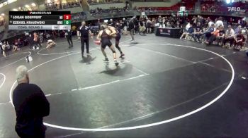 132 lbs Cons. Round 5 - Logan Goepfert, Nebraska Boyz vs Ezekiel Krajewski, Waverly Wrestling Club