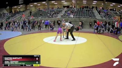 92 lbs Cons. Round 5 - Ezra Seiffert, Cottage Grove Wrestling Club vs Easton Bartlett, Warrenton