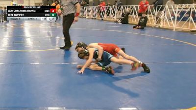 52 lbs Round 2 - 10:45am Saturday - Jett Guffey, Terps XPress vs Waylon Armstrong, Great Neck W.C.