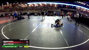 144 lbs Champ. Round 3 - Brian Papcun, Ola vs Mason Basile, Jesuit