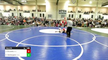 144 lbs Round Of 16 - Joseph Brucato, North Attleborough vs Ezra Baillargeon, Cumberland