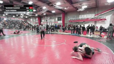 113 lbs Cons. Round 2 - Mariano Ramirez, Yucca Valley vs Alex Pereira, Burbank