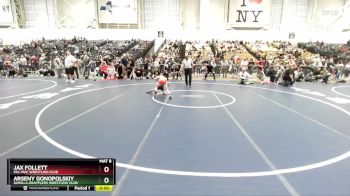 54 lbs Quarterfinal - Jax Follett, Pal-Mac Wrestling Club vs Arseny Gonopolskiy, Gorilla Grapplers Wrestling Club