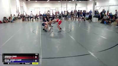 125 lbs Placement Matches (16 Team) - Joshua Cimo, Delaware vs Ryan Jones-Camp, Tennessee