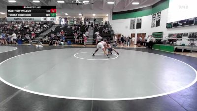 144 lbs Cons. Round 5 - Matthew Wilson, Lafayette High School vs Chaz Erickson, Hammers Wrestling Club