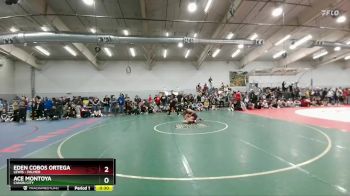 106 lbs Cons. Round 2 - Ace Montoya, Canon City vs Eden Cobos Ortega, Lewis - Palmer