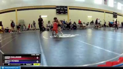 120 lbs Cons. Semi - Aiden Dallinger, Indiana vs Bryce McNees, Indiana