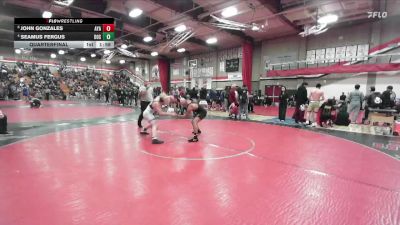 150 lbs Quarterfinal - John Gonzales, Ayala vs Seamus Fergus, Dos Pueblos