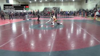 85 lbs Cons. Round 3 - Landon Kratt, Summit Wrestling Academy vs Cain Carter, Pinnacle Wrestling
