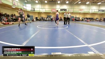 130 lbs Round 2 - Steven Buddemeyer, Owensville Wrestling vs Andrew Benefield, Wave Wrestling Club