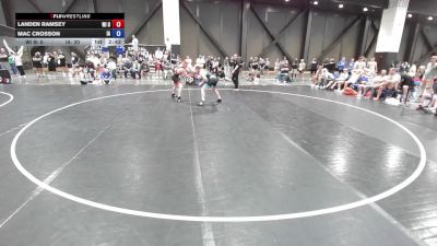 144 lbs Landen Ramsey, Wisconsin Blue vs Mac Crosson, Iowa