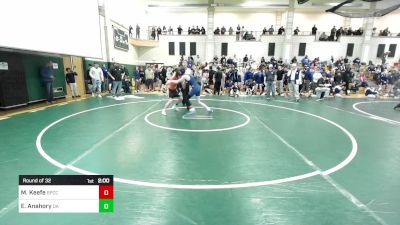 132 lbs Round Of 32 - Matt Keefe, Bristol-Plymouth/Coyle Cassidy vs Ethan Anahory, Oliver Ames