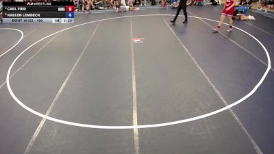 190 lbs Quarters - Cael Fier, Berge Elite Wrestling Academy vs Kaelen Lembeck