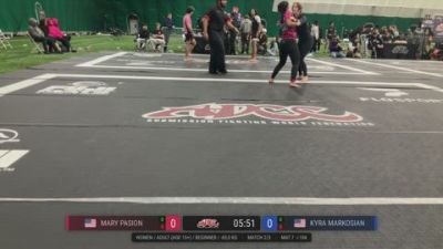 Mary Pasion vs Kyra Markosian 2026 ADCC New Jersey Open