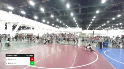 66 lbs Quarterfinal - Isaac Perez, Savage House WC vs Leo Clark, Stout Wr Acd