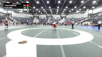 125 lbs Champ. Round 2 - Gylon Sims, Unattached The Citadel vs Isaac Hampton, Southern Oregon