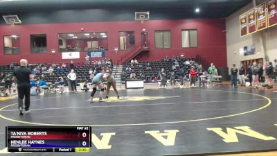 170 lbs Semifinal - Henlee Haynes, Presbyterian vs Ta`Niya Roberts, Presbyterian