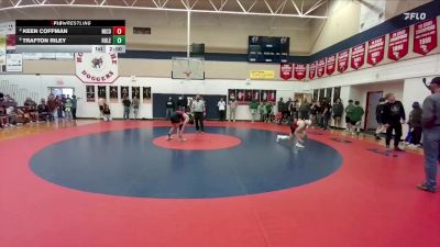 150 lbs Quarterfinal - Keen Coffman, Niobrara County vs Trafton Riley, Hulett