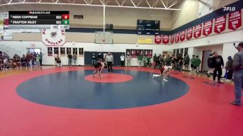 150 lbs Quarterfinal - Keen Coffman, Niobrara County vs Trafton Riley, Hulett