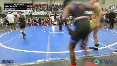 73 lbs Semifinal - Kingston Reed, Raw Wrestling Club vs Zayn Vinson, Vian Wrestling Club