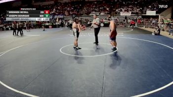 D 2 215 lbs Champ. Round 1 - Joseph Bourque, North Vermilion vs Brennen McGill, St. Thomas More