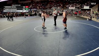 D 2 215 lbs Champ. Round 1 - Joseph Bourque, North Vermilion vs Brennen McGill, St. Thomas More
