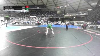 Boys 2A 165 lbs Cons. Round 2 - Cooper Nees, Port Angeles vs Josue May, North Kitsap