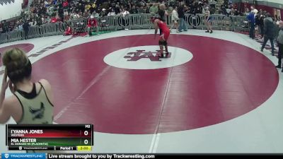 135 lbs Semifinal - Mia Hester, El Dorado HS (Placentia) vs I`yanna Jones, Western