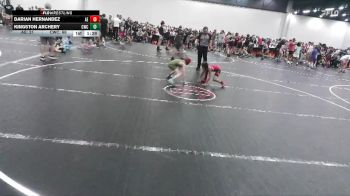 52 lbs Round 2 (4 Team) - Kingston Archery, Cleveland Wrestling Club vs Darian Hernandez, Alpha Elite