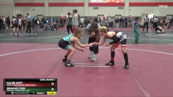 90 lbs Cons. Round 2 - Graham Cain, Techfall Wrestling Club vs Caleb Hott, Skull & Crossbones Wrestling C