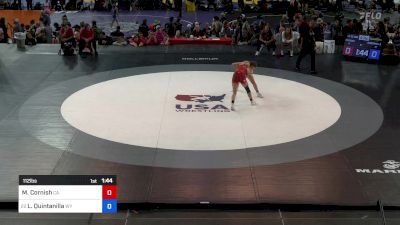 112 lbs Quarters - Maggie Cornish, CA vs Lilly Quintanilla, WY