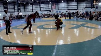 215 lbs Round 2 (3 Team) - Robert Thompson, GREAT BRIDGE WRESTLING CLUB vs Xavier Nichols, HEADHUNTERS - BLACK