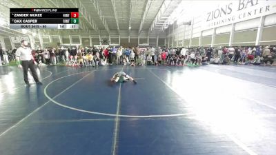 60 lbs 3rd Place Match - Dax Casper, Green River Grapplers Wrestlin vs Zander Mckee, Uintah Wrestling