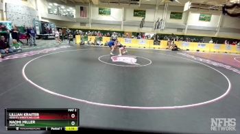 138 lbs Cons. Round 5 - Lillian Kraiter, Heights Wrestling Club vs Naomi Miller, Unattached