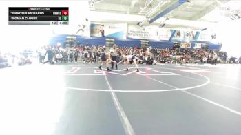 138 lbs Champ. Round 1 - Roman Clouse, Gardner Edgerton vs Brayden Richards, Wichita-Northwest Hs