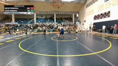 285 lbs Cons. Round 2 - Micah Trunkhill, Cody vs Louis Roberts, Pinedale