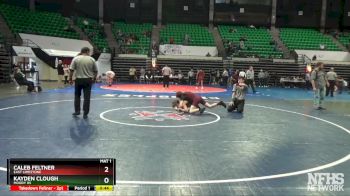 5A 113 lbs Cons. Round 2 - Kayden Clough, Moody Hs vs Caleb Feltner, East Limestone