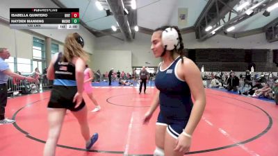 140 lbs Rr Rnd 4 - Isabella Quintero, Grit Mat Club Girls vs Hayden Manning, Lady Assassins