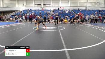 123 lbs Cons. Round 4 - Jayden Owsley, Invicta Wrestling Academy vs Kaeden Benedict, Homestead