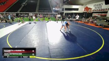 148-165 lbs Round 2 - Elizabeth A Murrietta, California vs Faith Kistenmacher, Montana