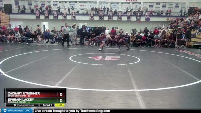 175 lbs Round 1 (16 Team) - Zachary Utnehmer, South Effingham vs Ephraim Lackey, Rockdale County