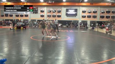 190 lbs Semifinal - Joscelyn Stricker, Cedar Rapids Kennedy vs Jordynn Fink, Center Point-Urbana